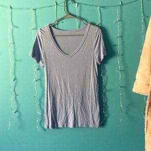 periwinkle v neck t shirt